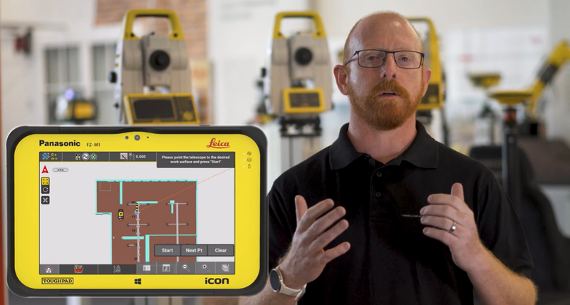 Logiciel de construction Leica iCON field version 7 - Persistance d'implantation automatique